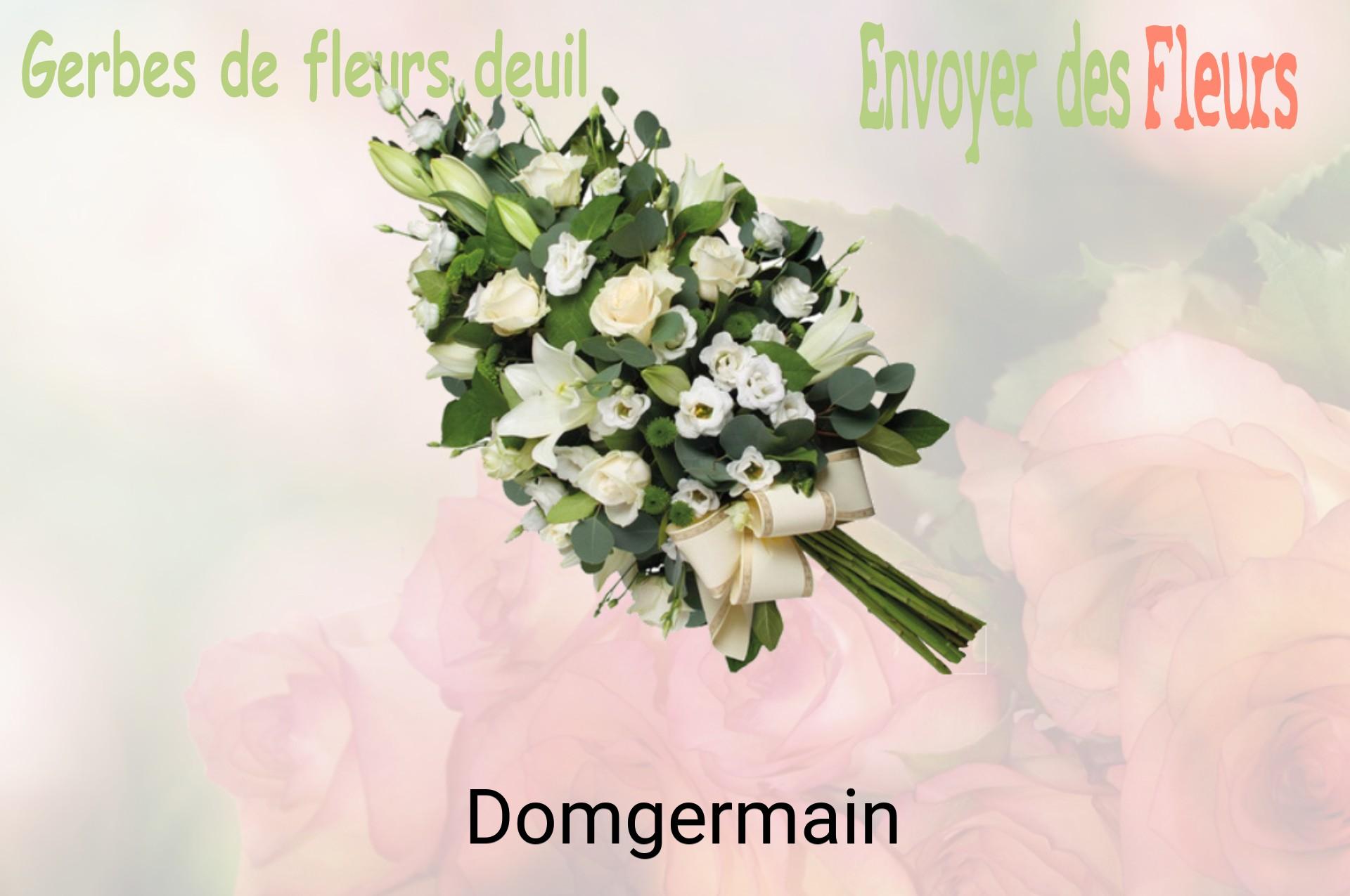 Gerbe de fleurs de deuil livrée à Domgermain